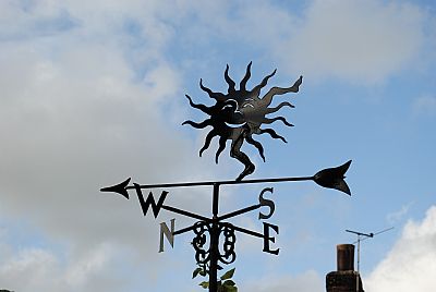 Dancing Sun weather vane